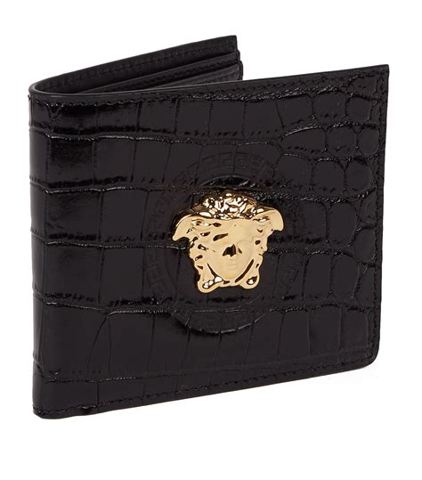 versace collection men's wallet|authentic versace wallet.